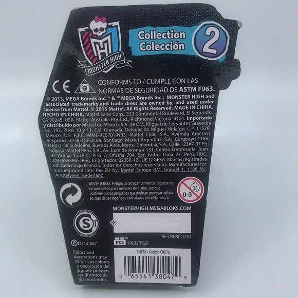 Monster High Mega Blocks Series 2 Draculaura Still Sealed Please Read - Picture 4 of 7